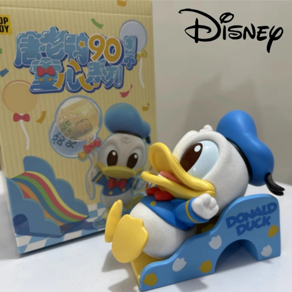 Disney Donald Duck 90th Anniversary Childish Innocence Series Blind Box Anime Fgiure Model Decoration Toys Hand Action Figure