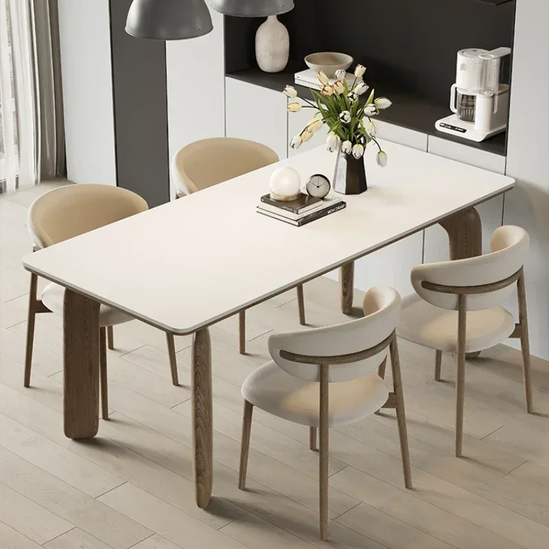 Elegant Dining Tables Round Table Multifunction Home Furniture Rectangular Kitchen Luxury Designer Free Shipping Mesa Comedor
