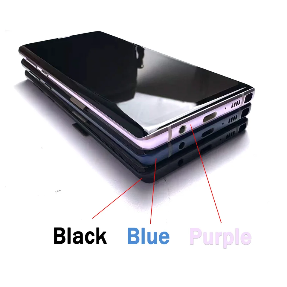 Pantalla Super AMOLED para Samsung Galaxy Note9 N960F LCD con Touch Screen Digitizer con Marco para Samsung Note9 N9600 LCD 5