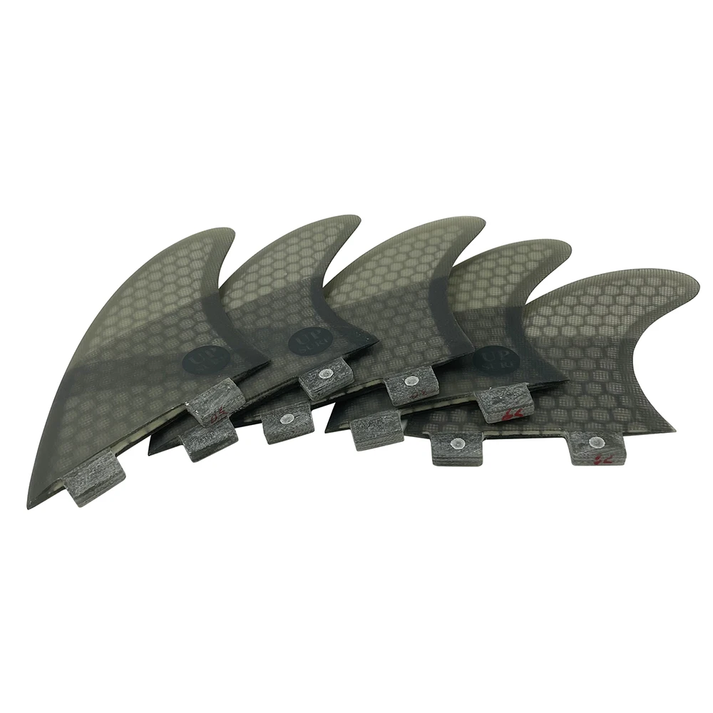 UPSURF FCS FINS UK2.1 Surfboard Fins 5pcs/set Honeycomb Surf Fins Quilhas Fibreglass Short Board Fins Surfing Accessories
