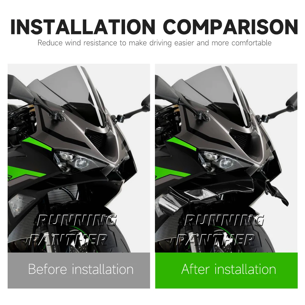 Front Winglet for Kawasaki ZX-6R 2024-2025