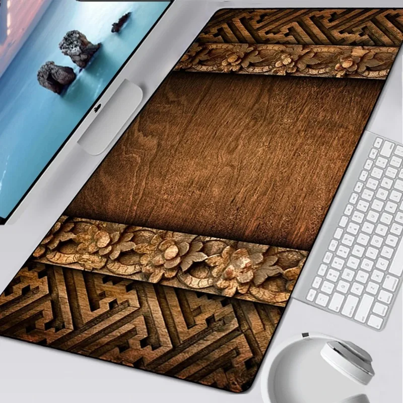 Wood Grain Textures MousePads Gamer New Computer Custom Mouses Mats keyboard pad Gamers  Carpet Office  Anti-slip Mice Pads