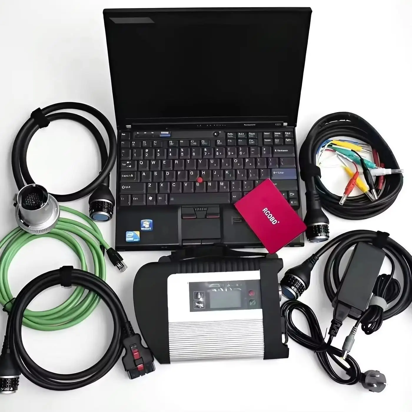 أداة إصلاح السيارات المدمجة MB STAR C4 SD المستخدمة للكمبيوتر المحمول X201 I7 CPU 8G RAM 512GB SSD Software #2