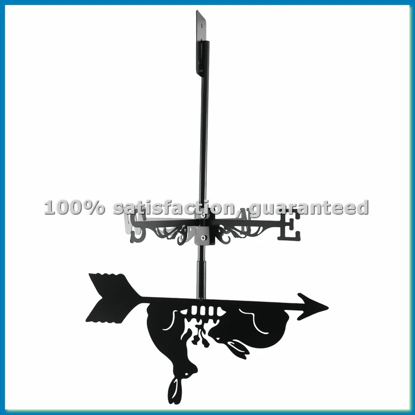 

Метеорологический ветроуказатель из железа в виде животного, индикатор направления ветра, декоративный элемент для крыши - AT35