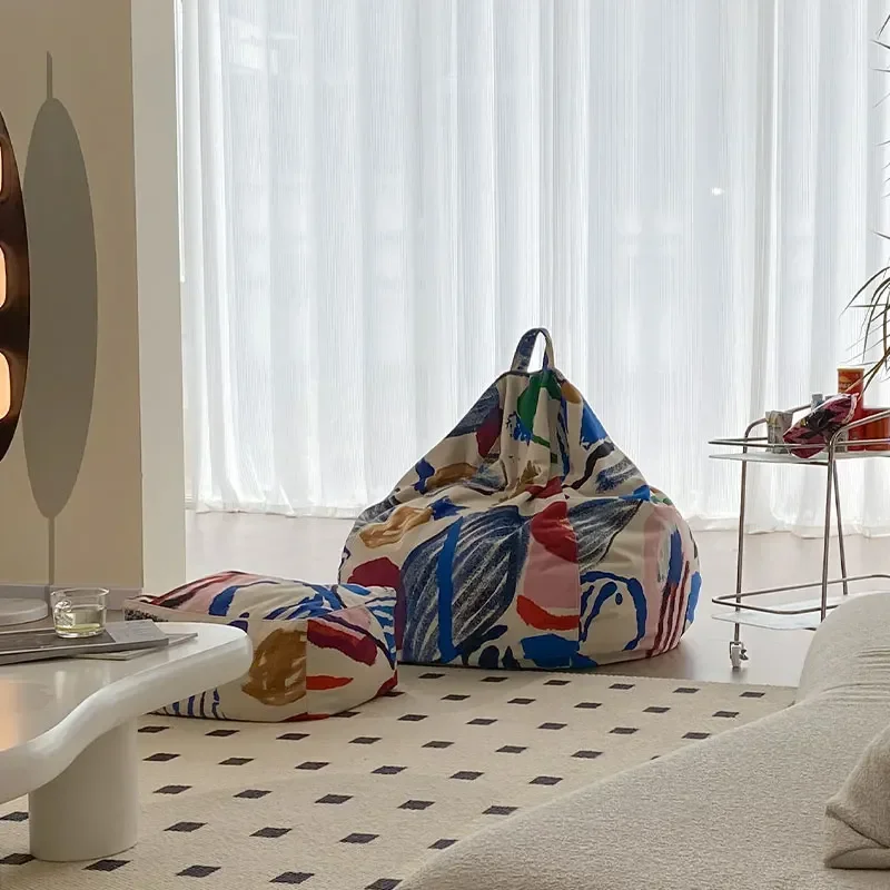 Replica Modern Bean Bag Sofa Classic Minimalist Living Room Bean Bag Sofa Lounge Designer Postmodern Divano Unique Furniture