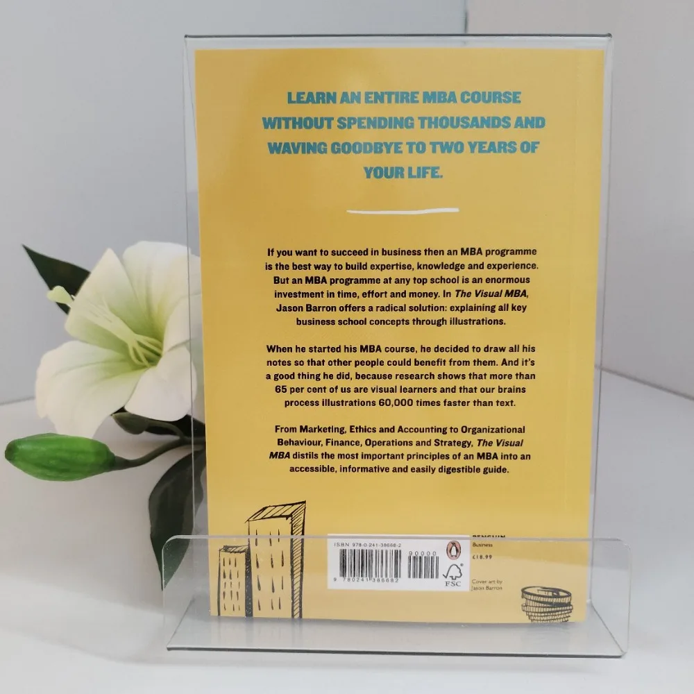 The Visual MBA By Jason Barron | The Bestselling Illustrated Guide To Business Basics Master Key MBA Concepts in Hours Not Years