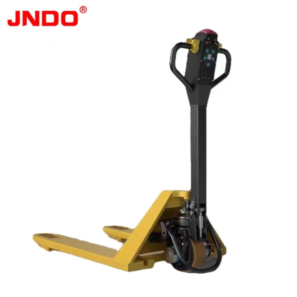 

New style 15A electric pallet truck integrated joystick 2000kg Capacity electric pallet truck