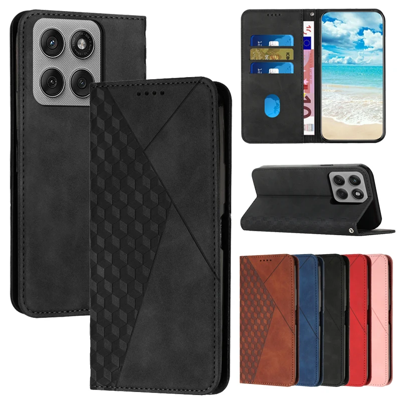 Para Motorola Edge 60 Pro Funda con tapa magnética para Funda Motorola Edge60 Pro Funda Moto edge 60 pro Fundas de teléfono Coque
