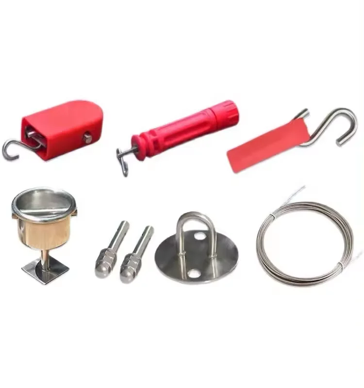 

Pool Lane Line Floating Stainless Steel Accessories Swimming Pool Lane Rope Tightener Float Line Hook Embedded Parts