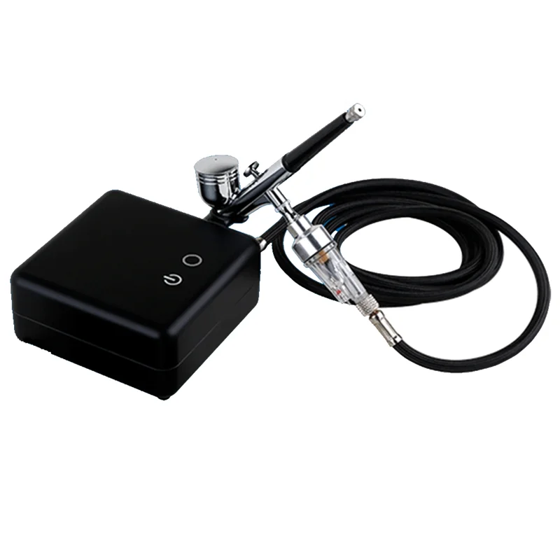 

ABFY-Mini Airbrush Pump, Nail Makeup Tattoo Airbrush Set, Model Cake Car Spray Paint Tool EU Plug
