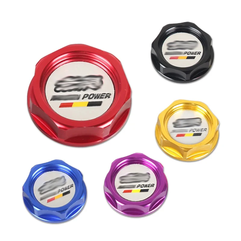 JDM Style Power Performance Oil Cap Oil Fuel Filter Racing Engine Tank Cap Cover For HONDA D/B/F/K/H/L Series