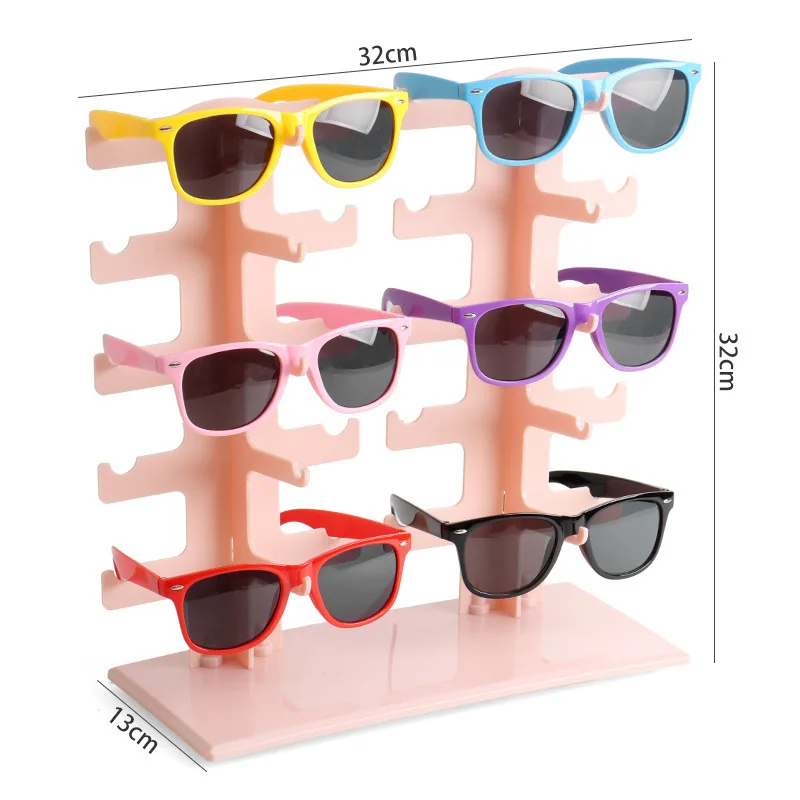 Expositor de Gafas de Acrílico, Organizador de Mostrador para Gafas de Sol, 5 Niveles, Acabado de Alta Gama, Vitrina de Plástico para Ópticas