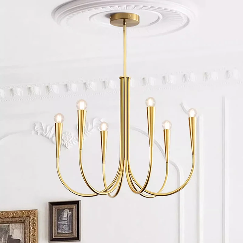 Nordic Home Decor Chandeliers for Dining Room Lustre Pendant Lights Hanging Lamps for Ceiling Light Fixture Indoor Lighting