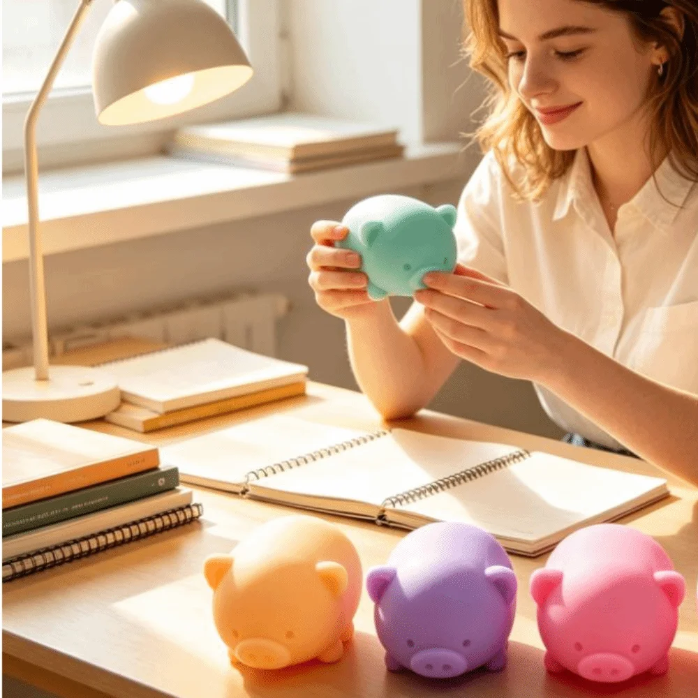 Release Soft Digging Pig Fidget Toy Interesting Digging Pig Sensory Squeeze Toy Squishy Fingertip Toy Adult