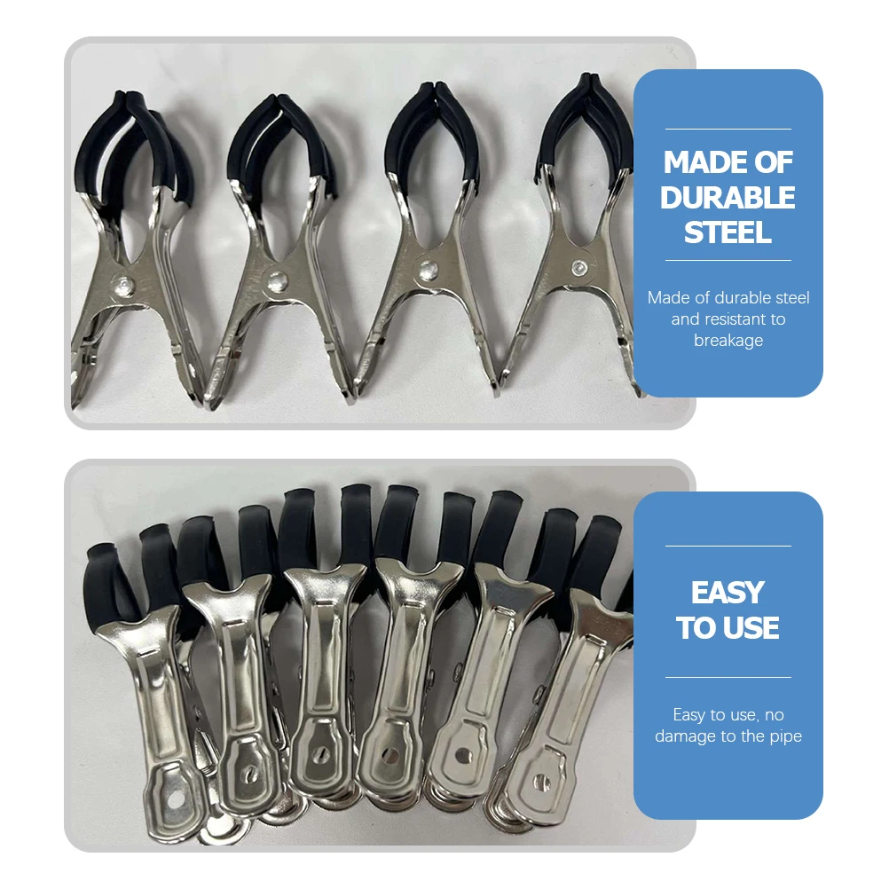 

Woodwind Instrument Repair Tool Saxophone Indentation Clip Instruments Stainless Steel Supplies Black Material Clamp Clips