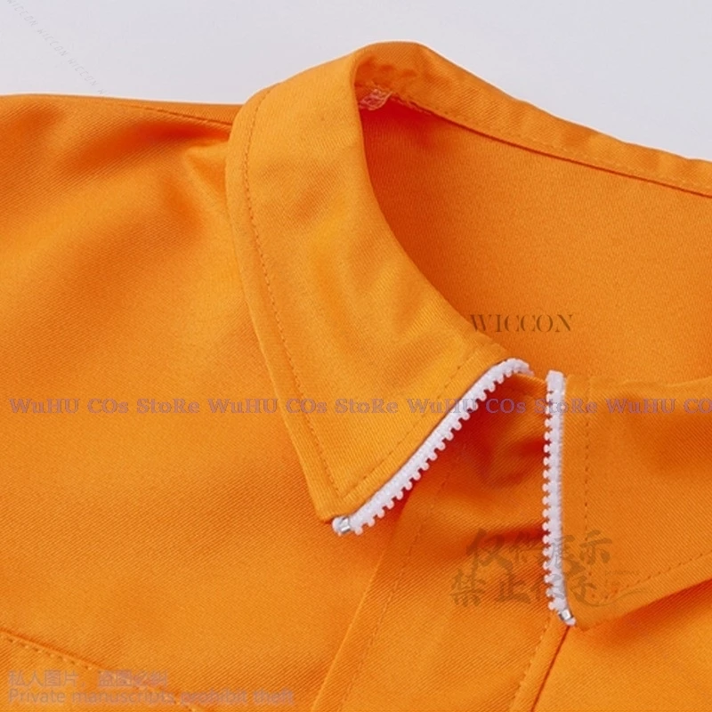 Anime Welcome To Demon-School, Iruma-kun Shax Lied Cosplay Costume Yellow Work Clothes Man Woman Halloween Carnival Suit