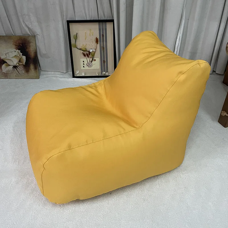 Sofá Puffy relaxante com Puffs para decoração ao ar livre, Beach Bean Bag, Soft Recliner, Lazy Rest, Cute