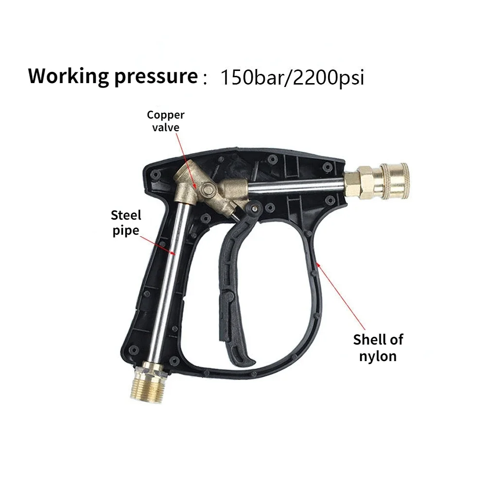 High Pressure Washer Gun Water 2600 PSI OR 4000PSI Pressure Power Washers Car Clean 1/4 Quick Release for Car Washer Water Gun