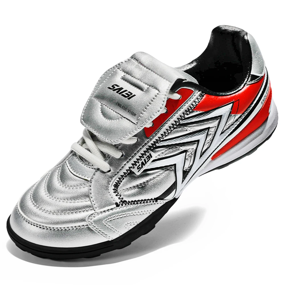 Outdoor TF Turf Soccer Shoes Anti Wear Sole Football Cleats Comfortable Fit for Adult Football Practice Matches