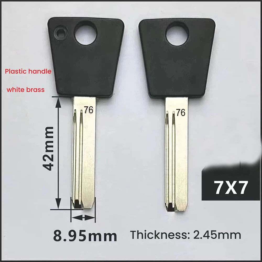 7X7 Key Blank for S-M-T Magnetic Levitation Israeli Bead Lock Blank with Drilling for Security Hardware