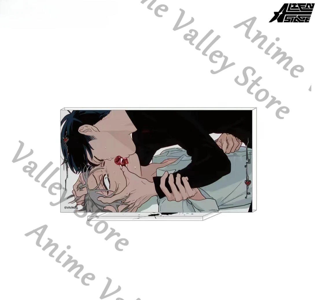 

Official Anime Alien Stage Ivan Till Sua Luka MiZi Hyuna Cosplay Karmic Angel Series Acrylic Standing Sign Cartoon Figure Stand