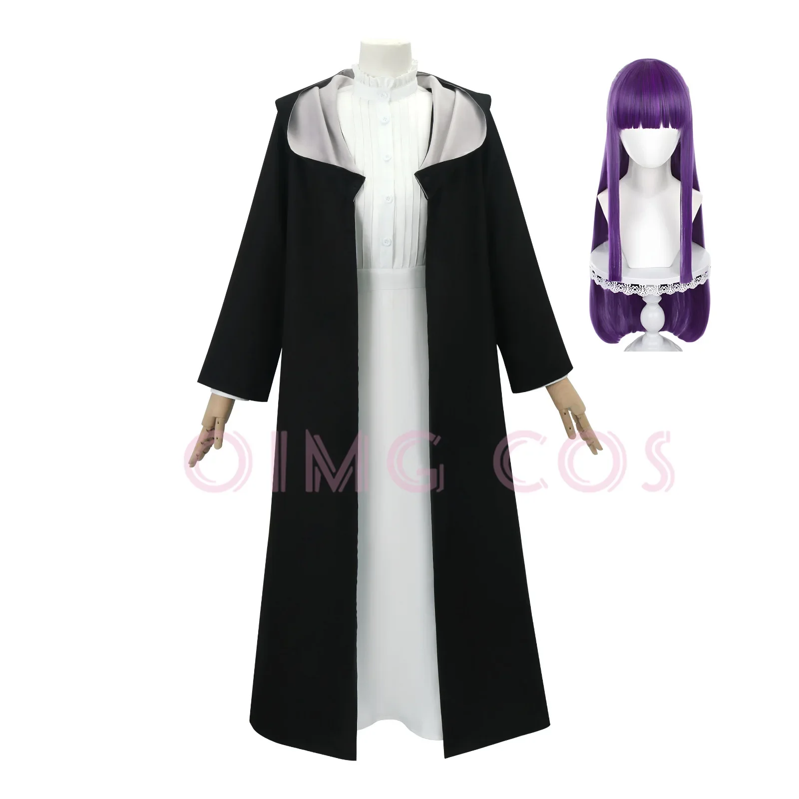 Frieren at the Funeral Cosplay Fern Costume Adult Carnival Uniform Wig Anime Halloween Party Costumes Masquerade Women Game