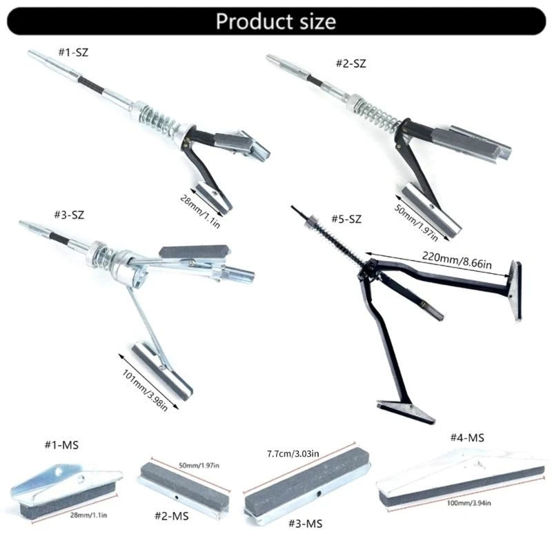 Alat Asah Silinder Mesin 1-1/8 ''Sampai 4'' Batu Panjang 19-250Mm Set Deglazer Asah Silinder Mesin Deglazer Dapat Disesuaikan