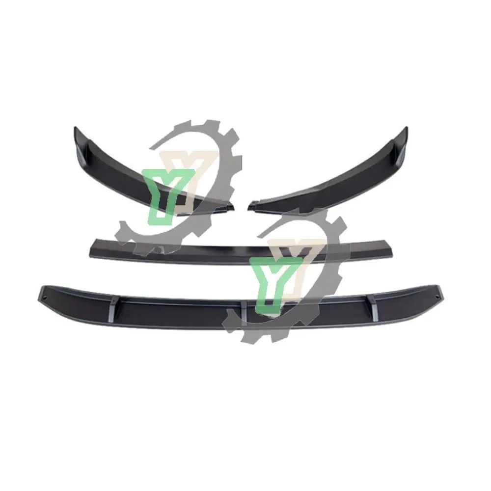 3PCS Front Bumper Lip Spoiler Splitter Diffuser Detachable Body Kit Cover Guard For Volkswagen VW Arteon CC 2019 2020 2021