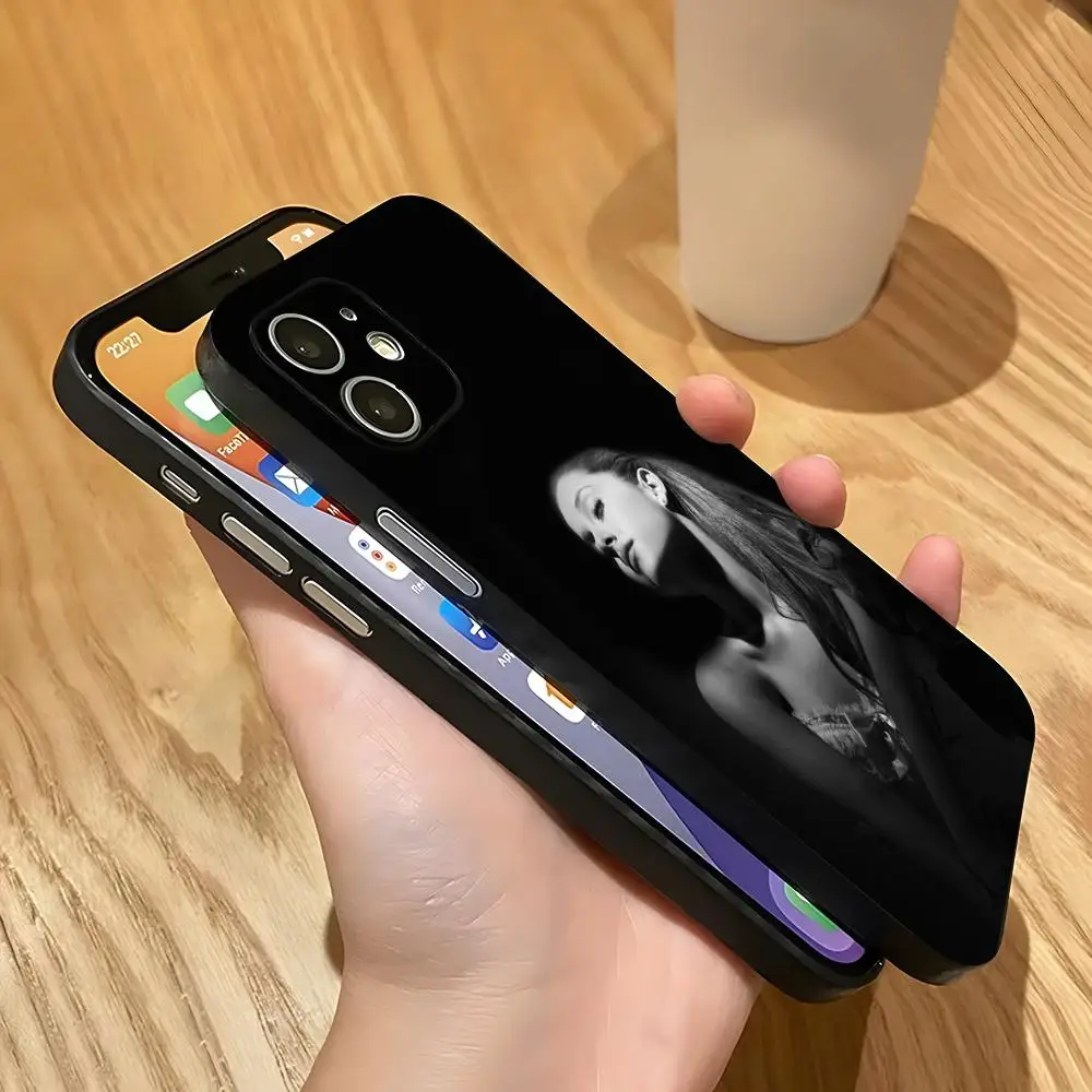 Singer Ariana Grande Phone Case For IPhone 15 16 13 Pro Max 14 12 11 Xr X 8 7 6 Plus Luxury Back Cover