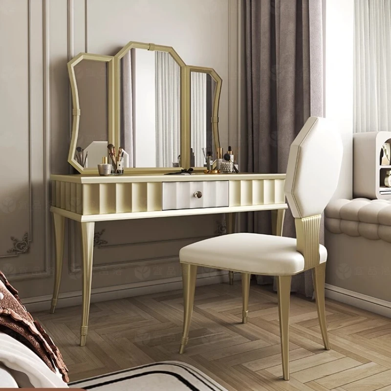 

Storage Box Dressing Table Nordic Modern Bedroom Women Dressing Table Hairstyle Computer Schmink Tisch House Accessories