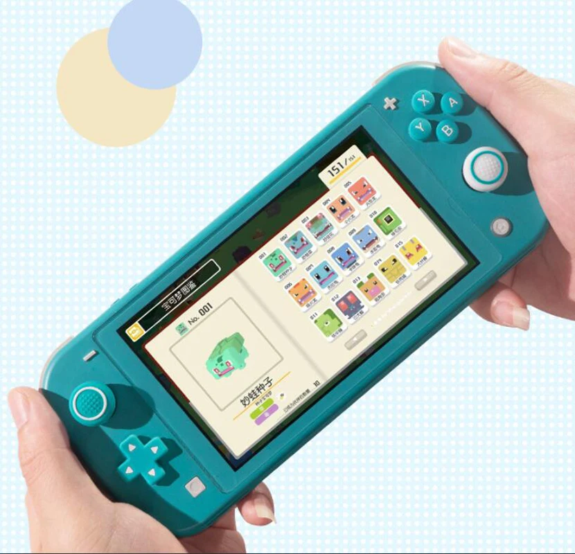 Silicone morbido D-pad pulsante di direzione incrociata ABXY adesivo chiave custodia in pelle per Switch Lite Thumb Stick Grip Cap Cover Protector