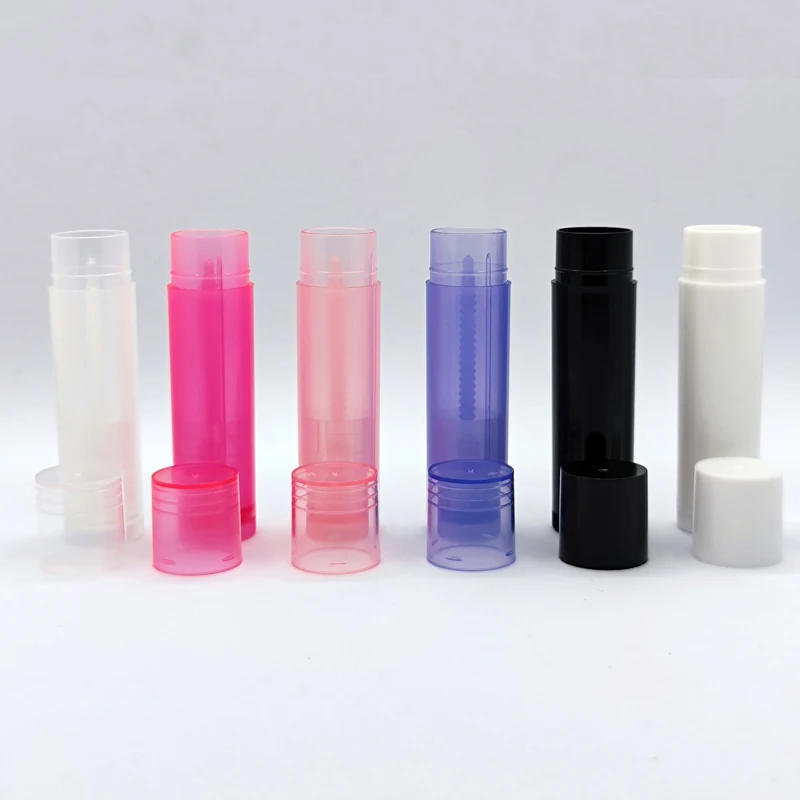 30pcs 5ml Empty Lip Gloss Tubes Empty Cosmetic Containers Lipstick Jars Balm Tube Cap Container Refillable Travel Makeup Tool