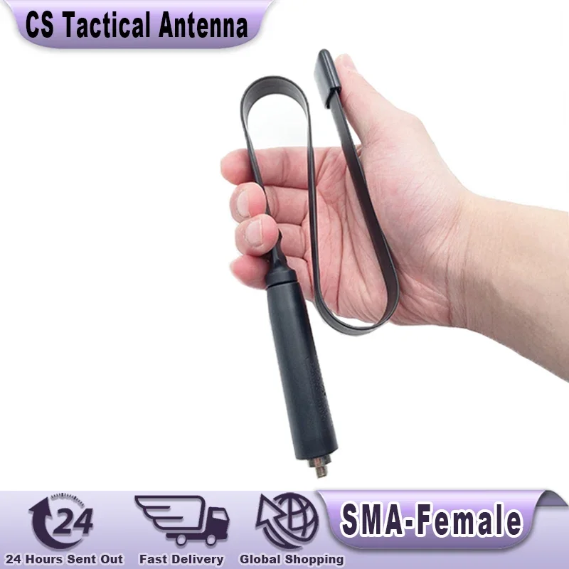 Baofeng Walkie Talkie CS 124CM Tactical Antenna UV-K5 Foldable Aerial SMA-F VHF UHF UV-5R UV-82 UV-S9 Plus UV-9R PLUS UV16 - view 5