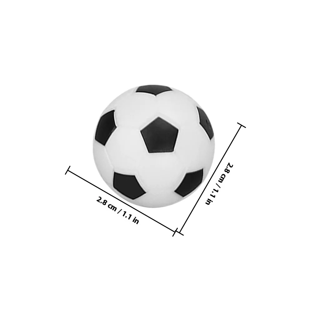 30 pçs mini futebol decoração leve para casa de fadas playground diy acessório pequenos ornamentos de futebol