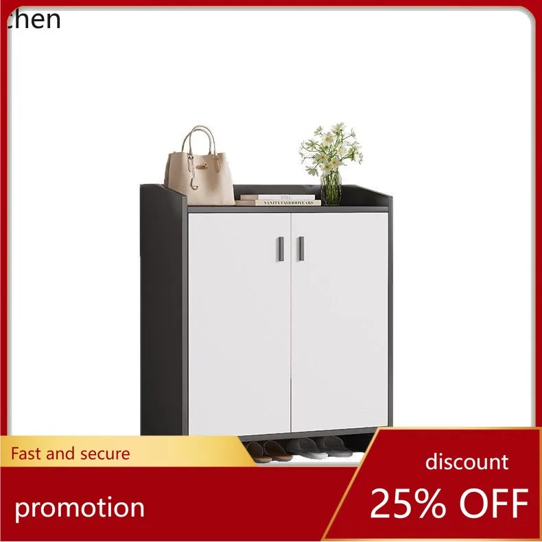 

ZML Shoe Cabinet for Entrance Hallway with Drawers, Integrated Storage Shoe Rack