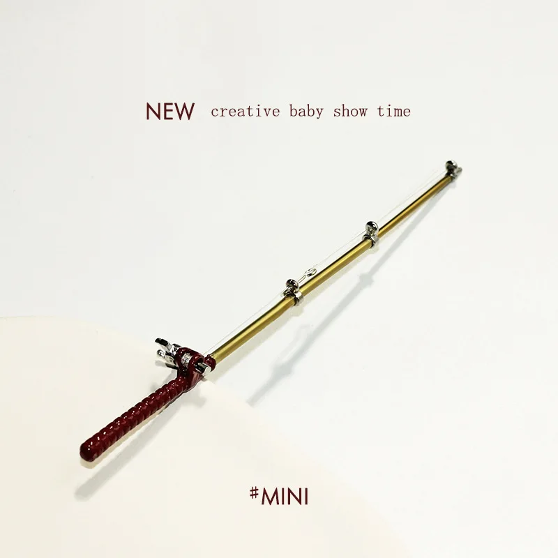 1:12 Simulation Mini Fishing Rod Miniature Food Toys Model Scene Doll House Accessories Photography Props Creative Decoration