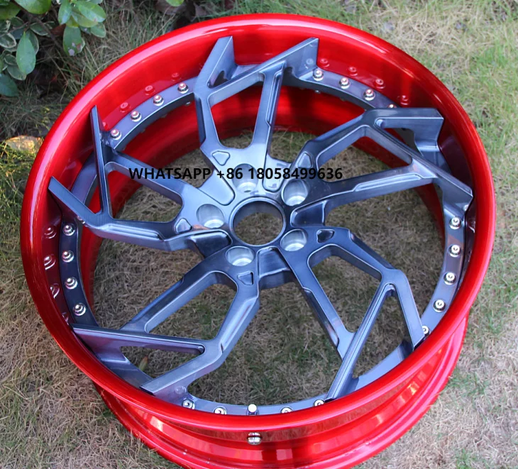 

Rims High Quality Wheels Rim for Car Sliver Forged Alloy New 8/8.5/9/9.5/10 Inch Black Style Wheel 18-22inch Universal 5years