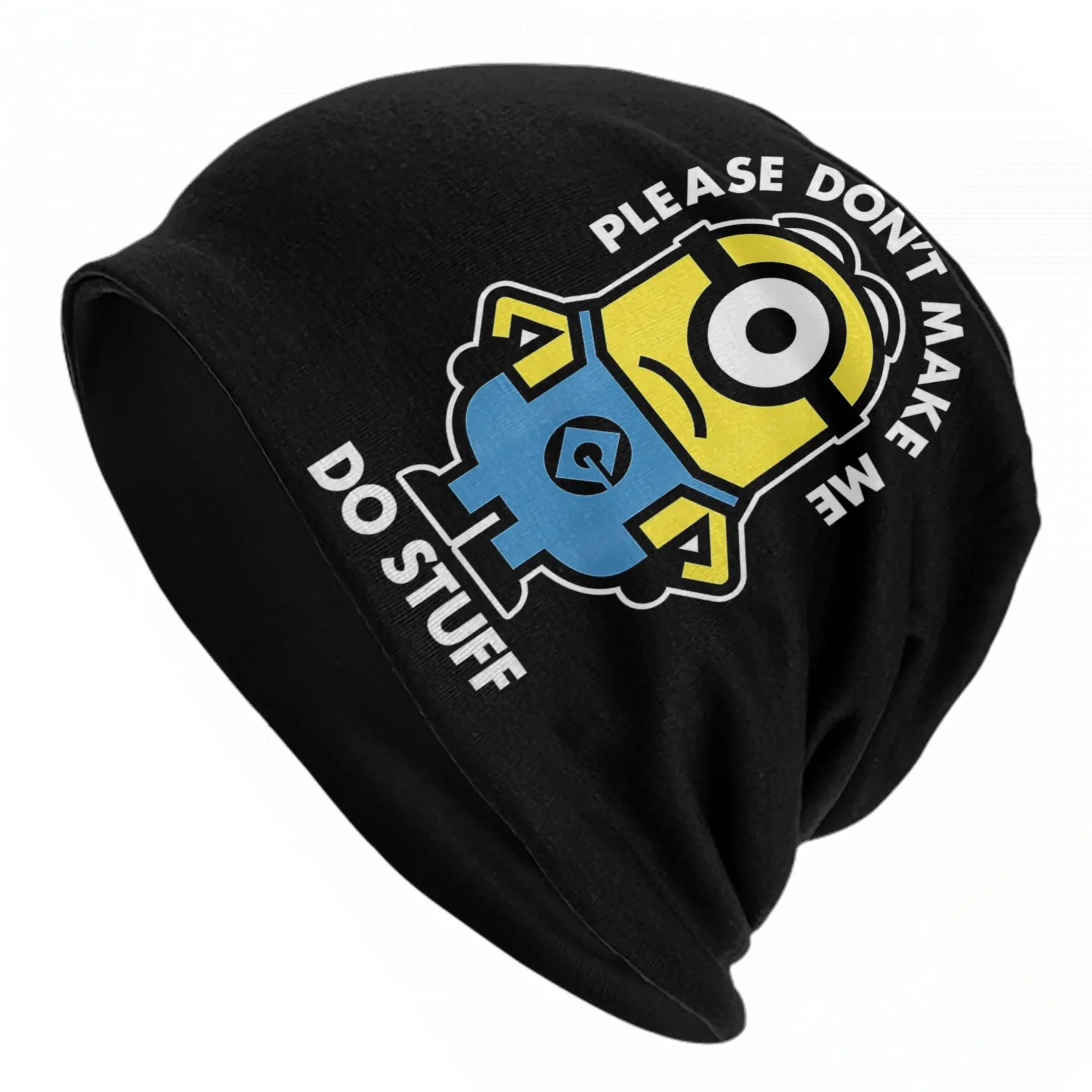 Kevin M-Minions-s Funny Banana Cap  Casual Men Women Outdoor Skullies Beanies Hat Spring Warm Dual-use Bonnet Knit Hat