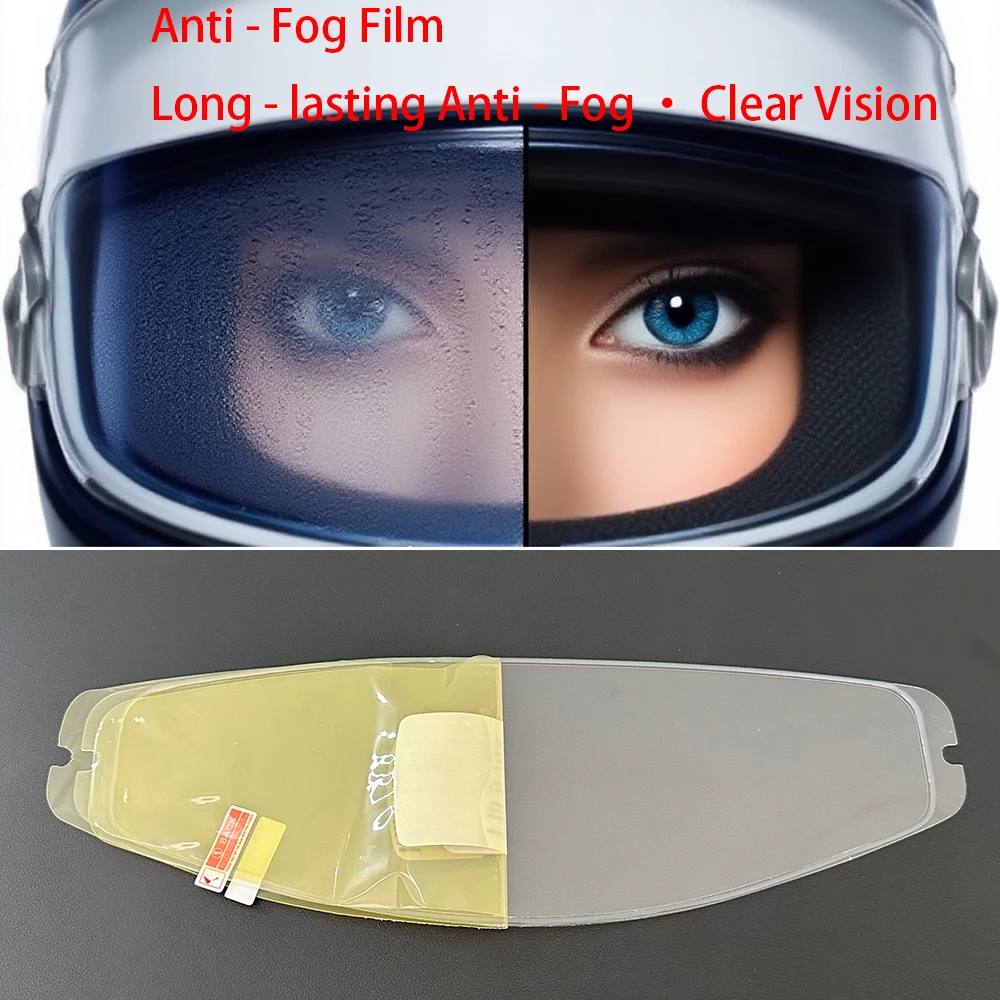 Motorcycle Helmet Visor Anti Fog Film Moto Helmet EVO Visor Lens Film for Shark Skwal i3 D-Skwal 3 Ridill 2 VZ400 Evo Series