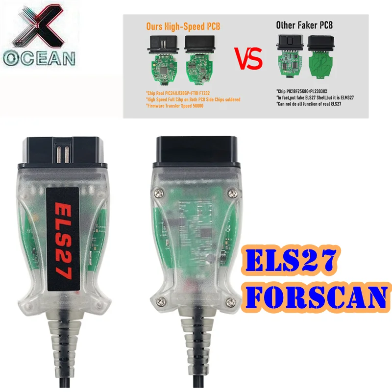 

Автомобильный сканер OBD2 2025 J2534 для Mazda ELS27 V2.3.8 FORScan для Ford PIC24HJ128GP FTDI OBD2 OBD2 диагностические автоинструменты