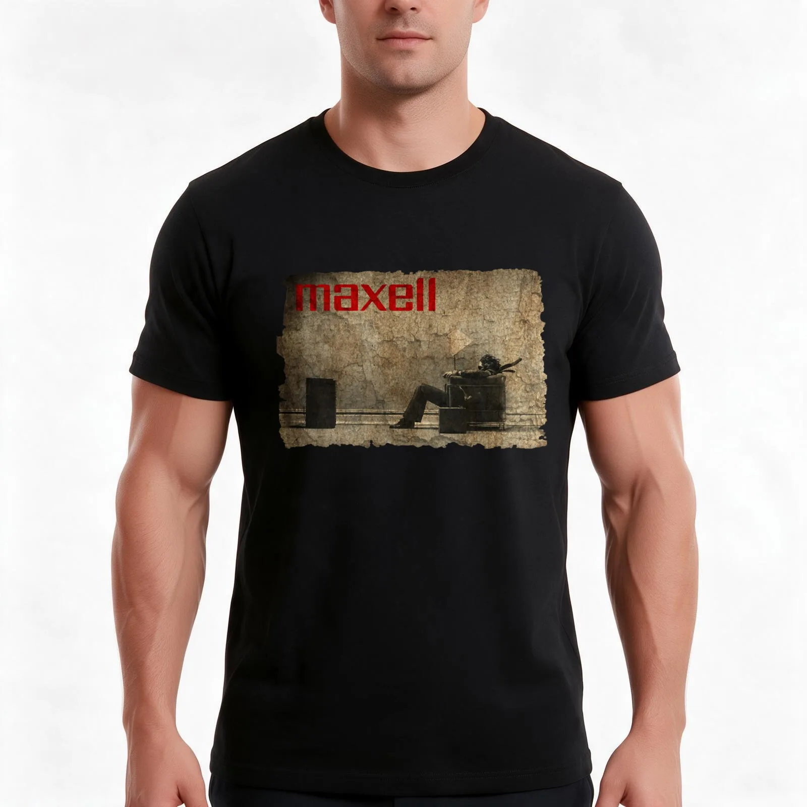 Vintágé áésthétic Máxéll Vintágé árt T-Shirt Summer Casual Cotton Tee Oversized Streetwear Tops Vintage Graphic Print