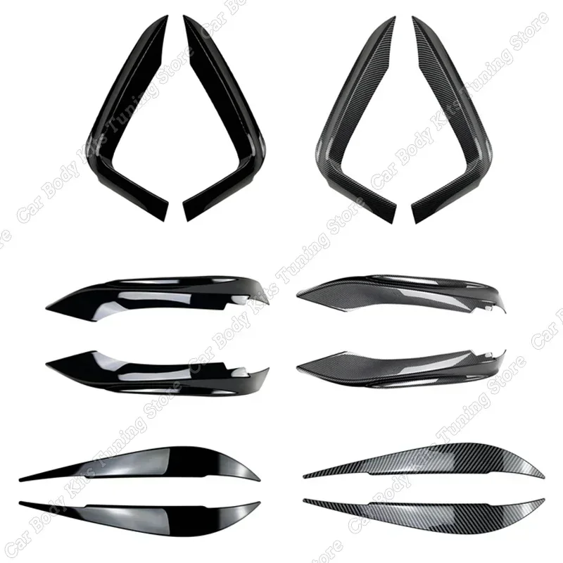 MP Style Front Bumper Lip Splitter Spoiler For BMW F32 F33 F36 420i 428i 435i 440i M-Sport 2014-2020 Diffuser Body Kits Tuning