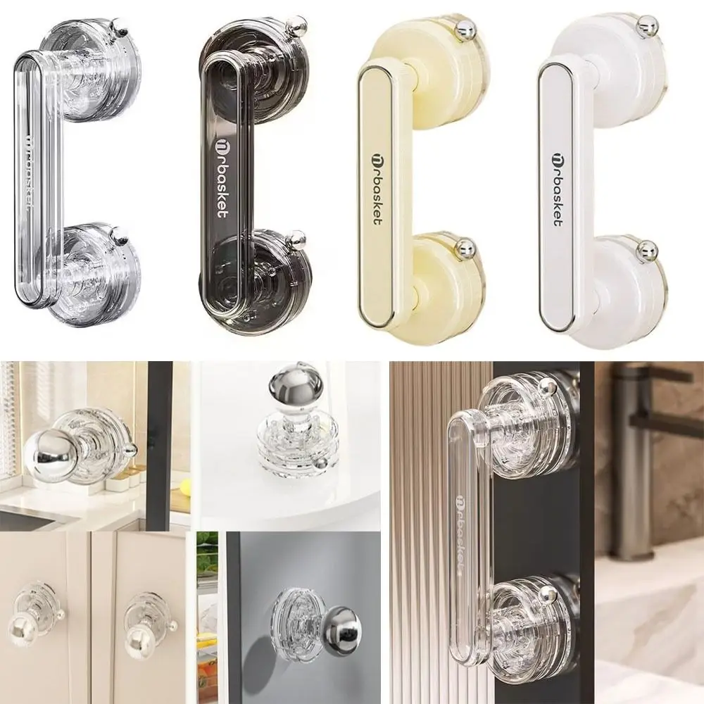 

High-quality Anti-slip Suction Cup Handrail Reusable Waterproof Bathroom Grab Removable Glass Door Handle