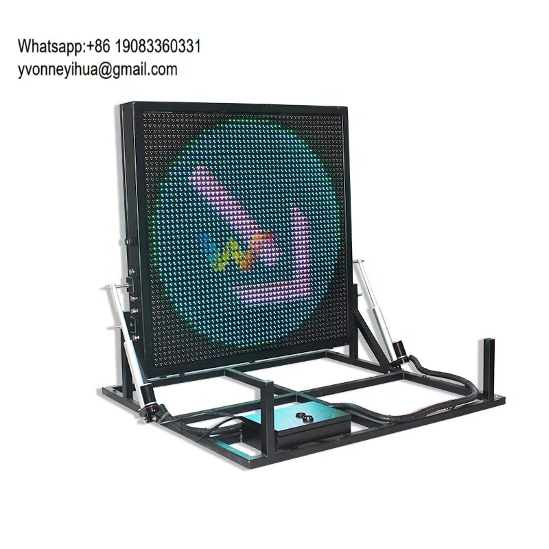 Portable Outdoor Variable Information LED Display Sign Traffic Dynamic Information Display Truck Mounted VMS
