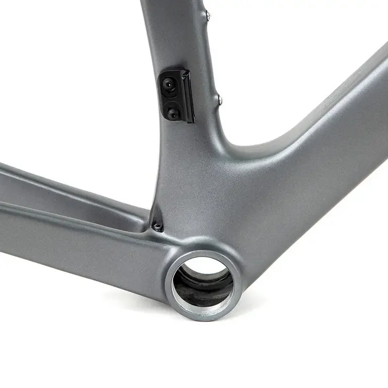 R15 700C Carbon Fiber Bicycle Frame Lightweight Front Fork Seat Post Disc Brake Wind Breaking Fixed Gear Road Bike Parts view 3