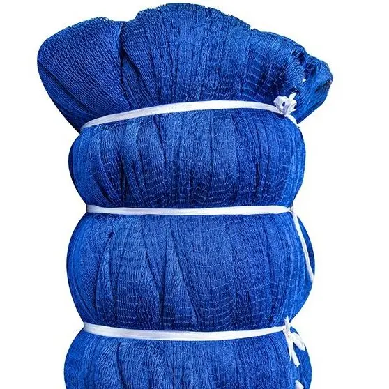 Wholesale Customized High-Quality Thai Nylon Polyester Single and Multi-Strand Blue Fishing Net From Chinese Factory