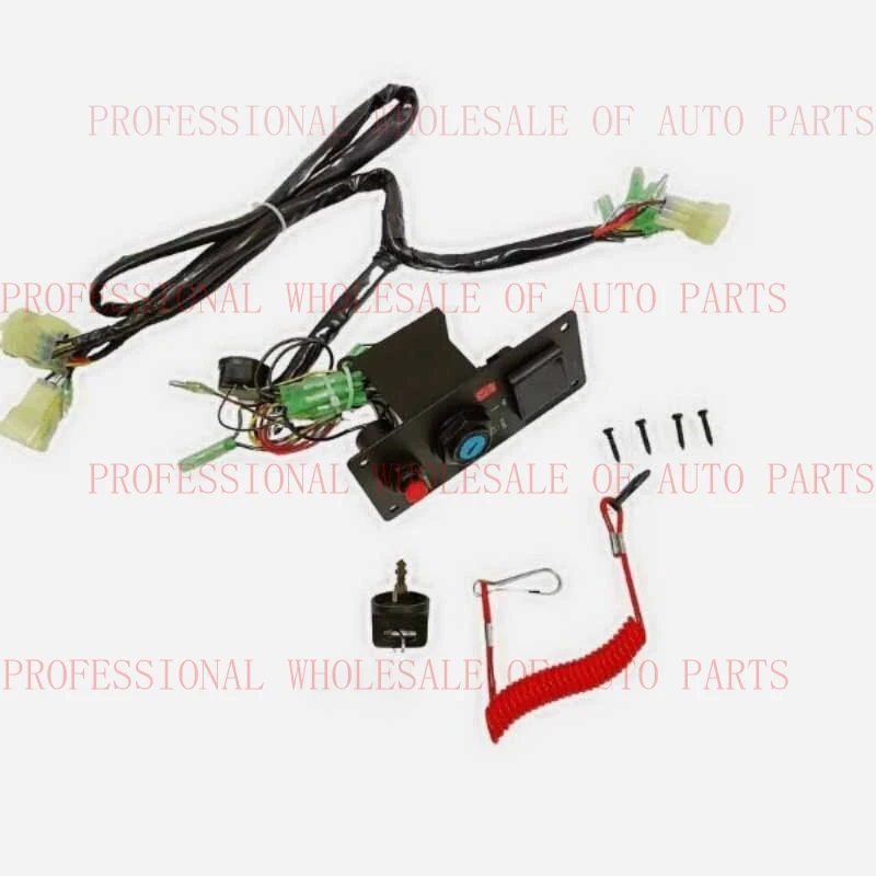 V+ 06323-ZZ5-764 Ignition Key Switch Panel For Honda Outboard Remote Control Box