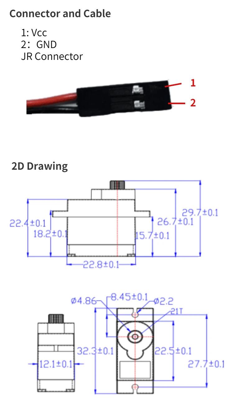 20PCS Fitec FM90 RC 9g Micro DC Motore Cambio Batteria Accessori Barca Elicottero Aereo Quadcopter Ricevitore Connettore Strumento Se