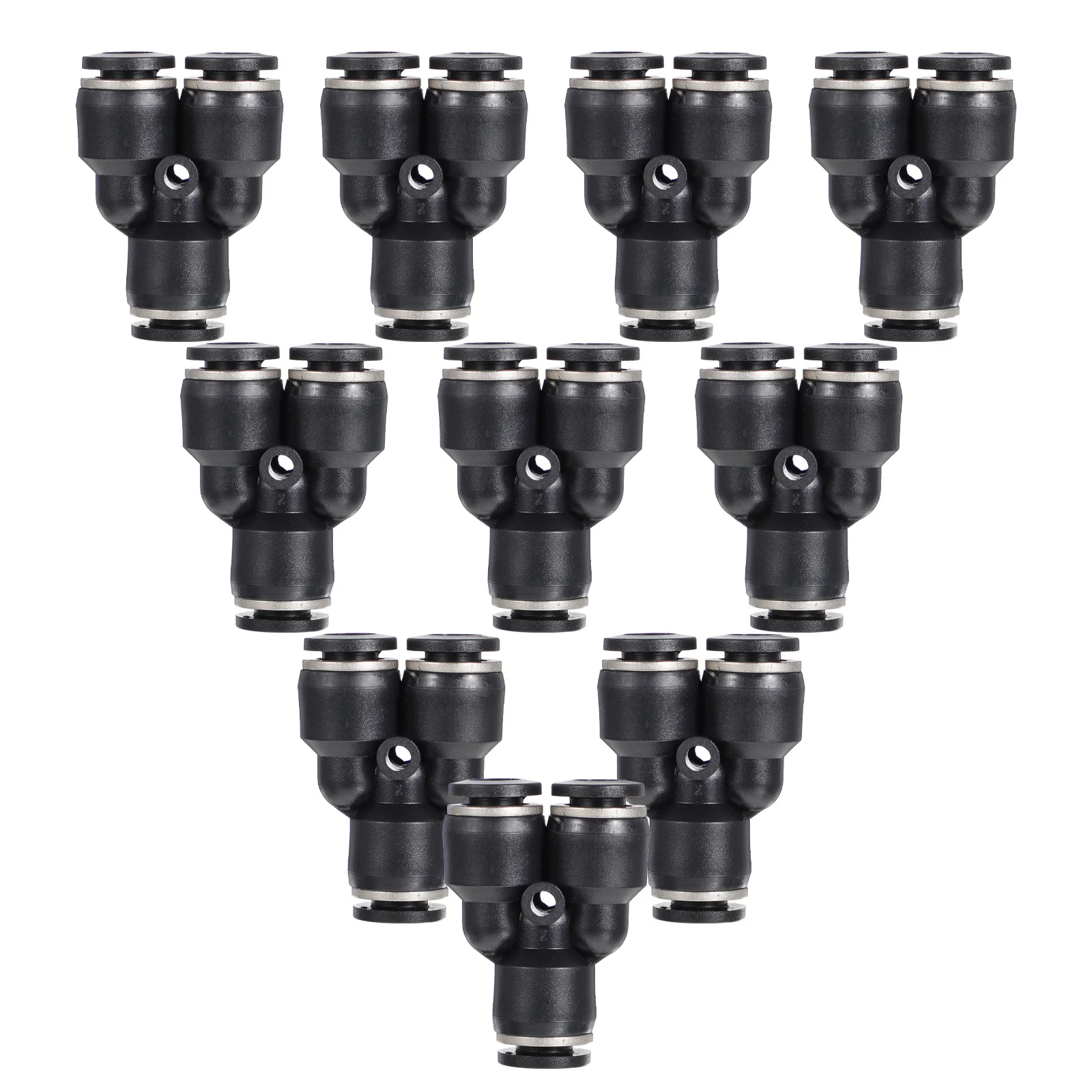 

12pcs Connectors Plastic Y-Type Three-Way Fitting For Pneumatic Tools Quick Connector Tracheal Joint Py6