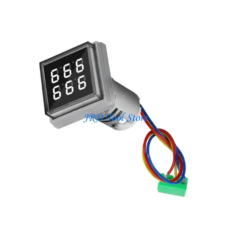 A2UD Square Counter Meter 0-999999 Count Meter with Ventilation Hole Quick Response